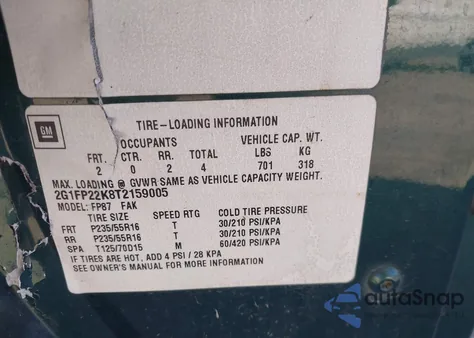 1996 Chevrolet Camaro Rs z USA, uszkodzony, nr VIN 2G1FP22K8T2159005